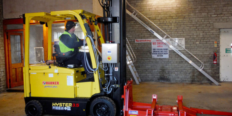 Gli Hyster della Chivas Brothers diventano “coscienti al vapore” con Pyroban