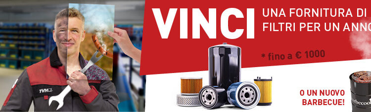 Acquista un filtro da TVH e vinci!