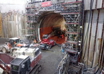 I telescopici Magni al lavoro per la galleria di base del Brennero