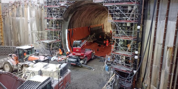 I telescopici Magni al lavoro per la galleria di base del Brennero