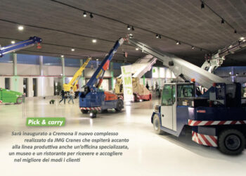 JMG Cranes inaugura l’Hub dedicato al settore delle gru elettriche
