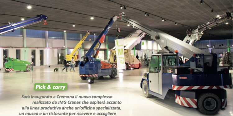JMG Cranes inaugura l’Hub dedicato al settore delle gru elettriche